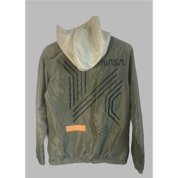 NASA Hybrid Apparel JEM Youth Kids Size XL Lightweight Humankind Windbreaker - Picture 7 of 9